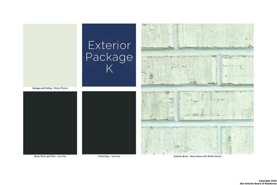 Sample of building materials used in homes in Mesquite Ridge, San Antonio (Image 24).