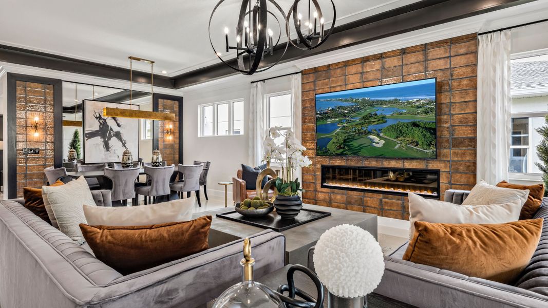 Representative furnished interior of a home built from the Morgan by Kolter Homes in Cresswind at Hammock Oaks, Lady Lake (Image 11). Representative furnished interior of a home built from the Morgan by Kolter Homes in Cresswind at Hammock Oaks, Lady Lake (Image 11).