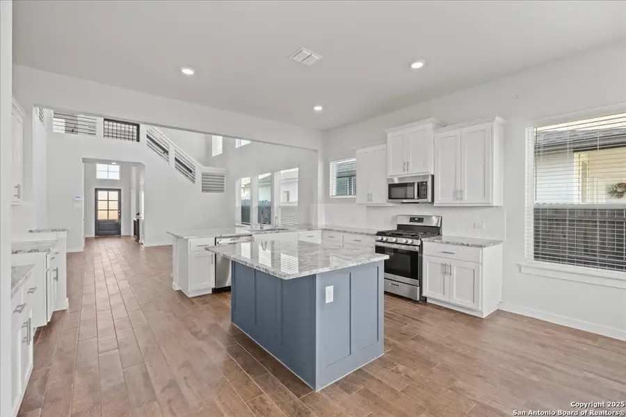 Furnished interior view inside a new home in August Fields, New Braunfels (Image 5).