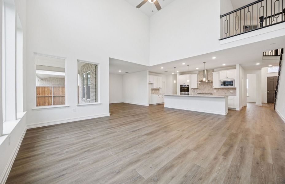 Representative unfurnished interior of a home built from the Lindale by Pulte Homes in Pinnacle at Legacy Hills, Celina (Image 28). Representative unfurnished interior of a home built from the Lindale by Pulte Homes in Pinnacle at Legacy Hills, Celina (Image 28).