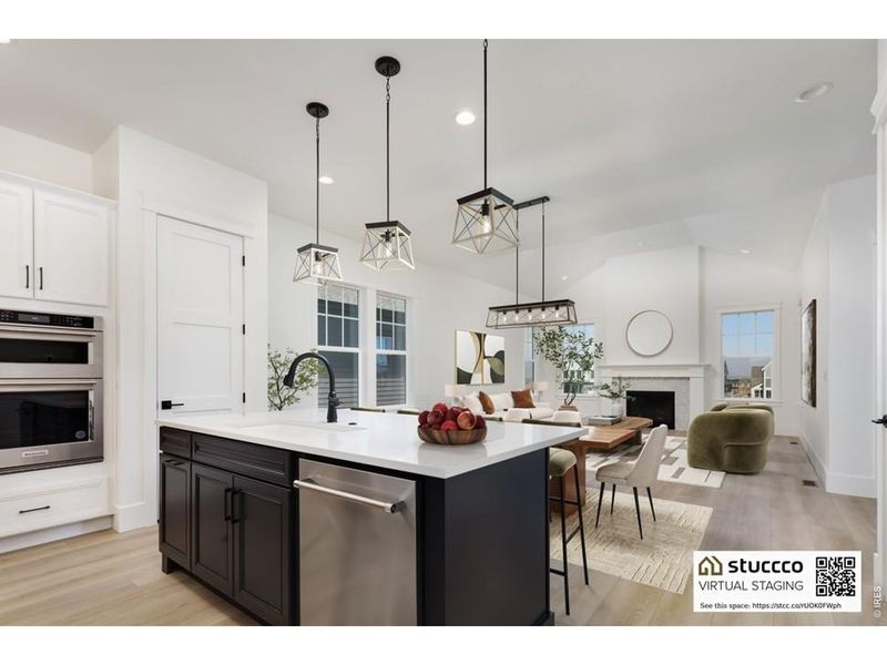 Furnished interior view inside a new home in Westerly, Erie (Image 15).