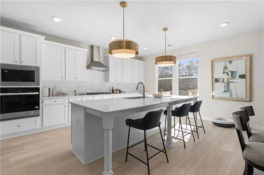Furnished interior view inside a new home in Abbotts Crossing, Conyers (Image 3).