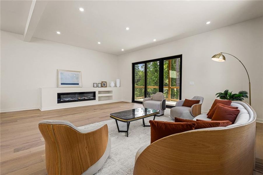 Furnished interior view inside a new home in , Atlanta (Image 35).