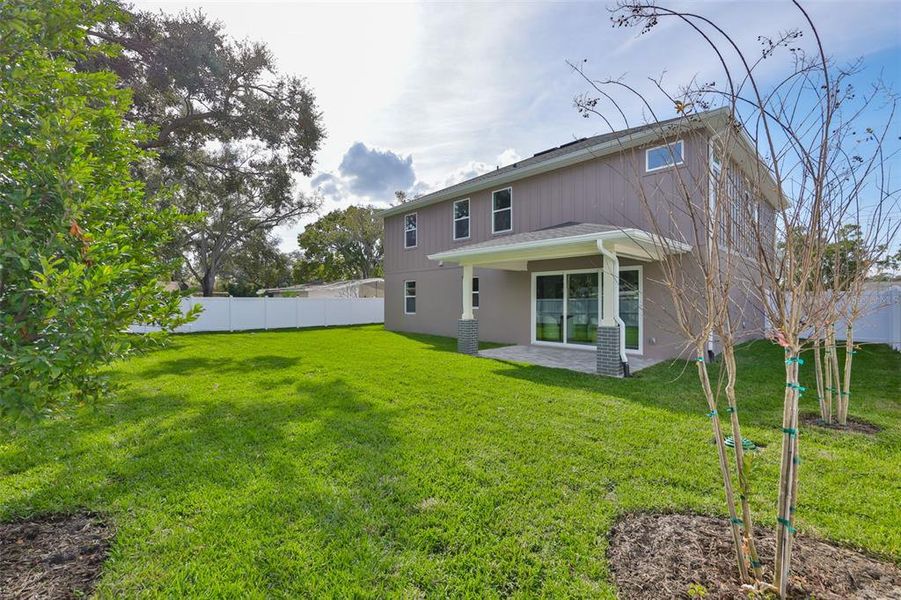 Exterior details and patio area of a home in , Tampa (Image 30). Exterior details and patio area of a home in , Tampa (Image 30).