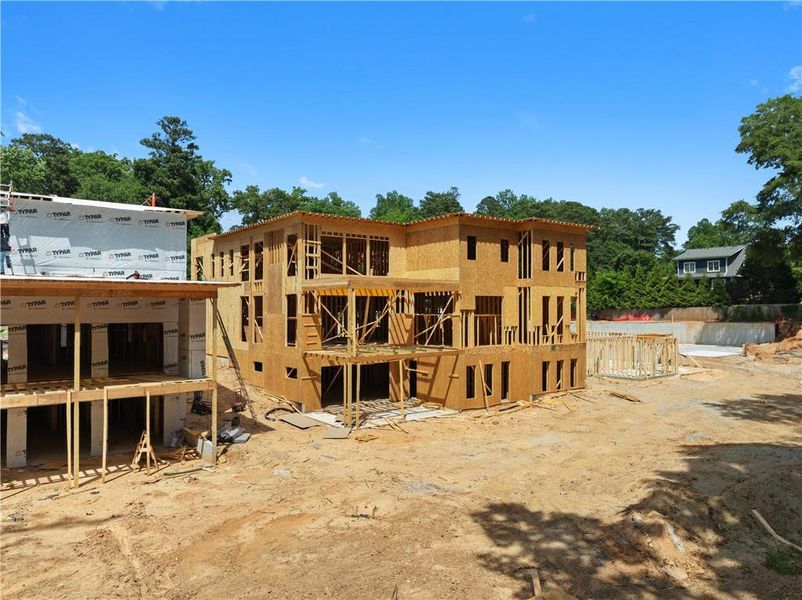 In-progress construction of a new home in , Atlanta, GA (Image 4).