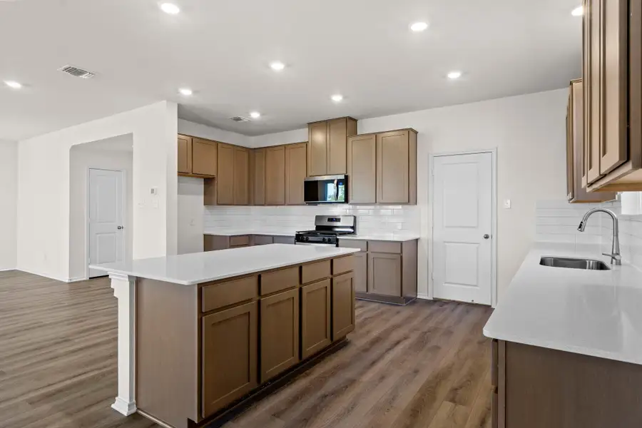 Furnished interior view inside a new home in Salerno - Heritage Collection, Round Rock (Image 8). Furnished interior view inside a new home in Salerno - Heritage Collection, Round Rock (Image 8).