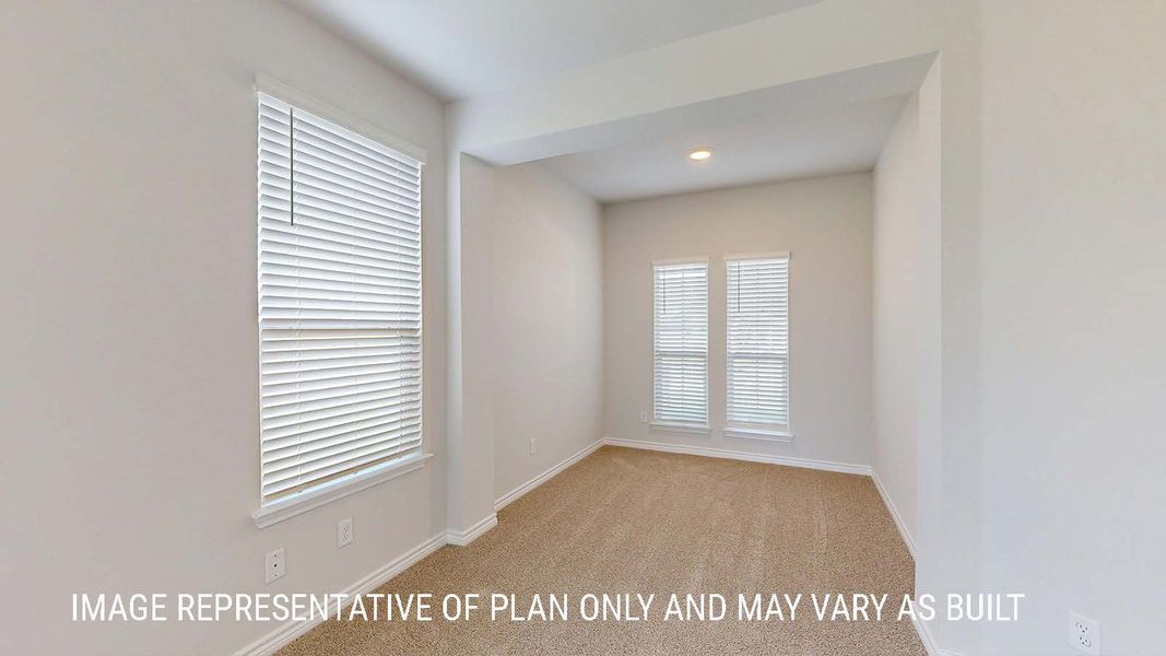 Spacious, unfurnished interior of a new home in Three Creeks - Colt Creek, Belton (Image 17).