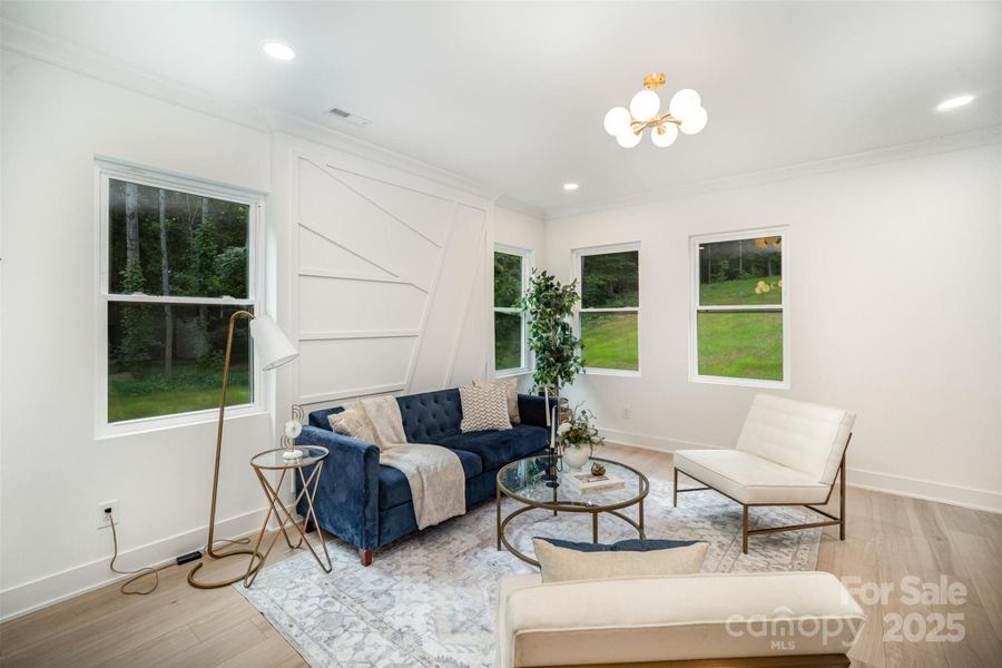 Furnished interior view inside a new home in , Hickory (Image 7).