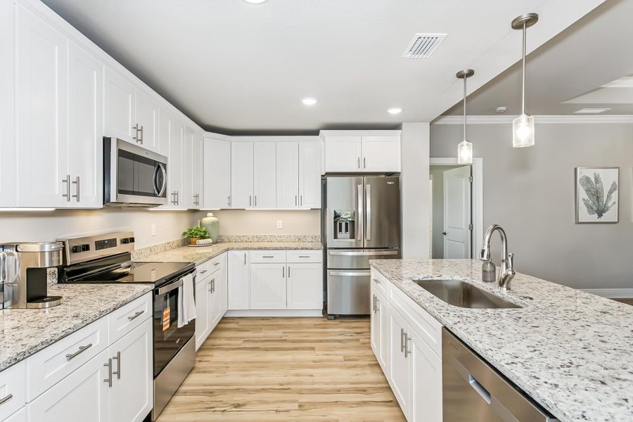 Furnished interior view inside a new home in Buckeyes Landing, Navarre (Image 13).