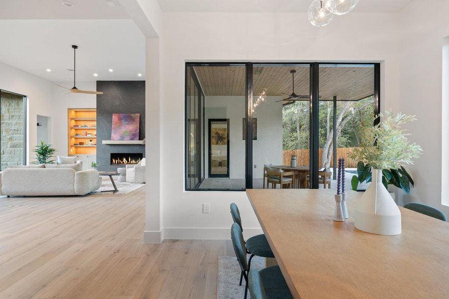 Furnished interior view inside a new home in , Austin (Image 29).