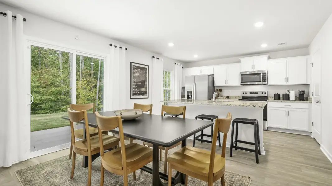 Furnished interior view inside a new home in Fiddlers Landing, Winston-Salem (Image 7).