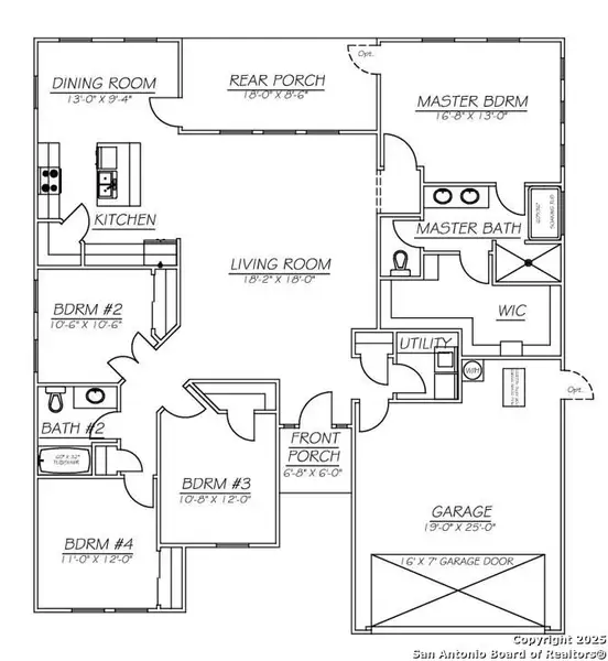 2D floor plan layout of this home in , La Vernia, TX (Image 5). 2D floor plan layout of this home in , La Vernia, TX (Image 5).