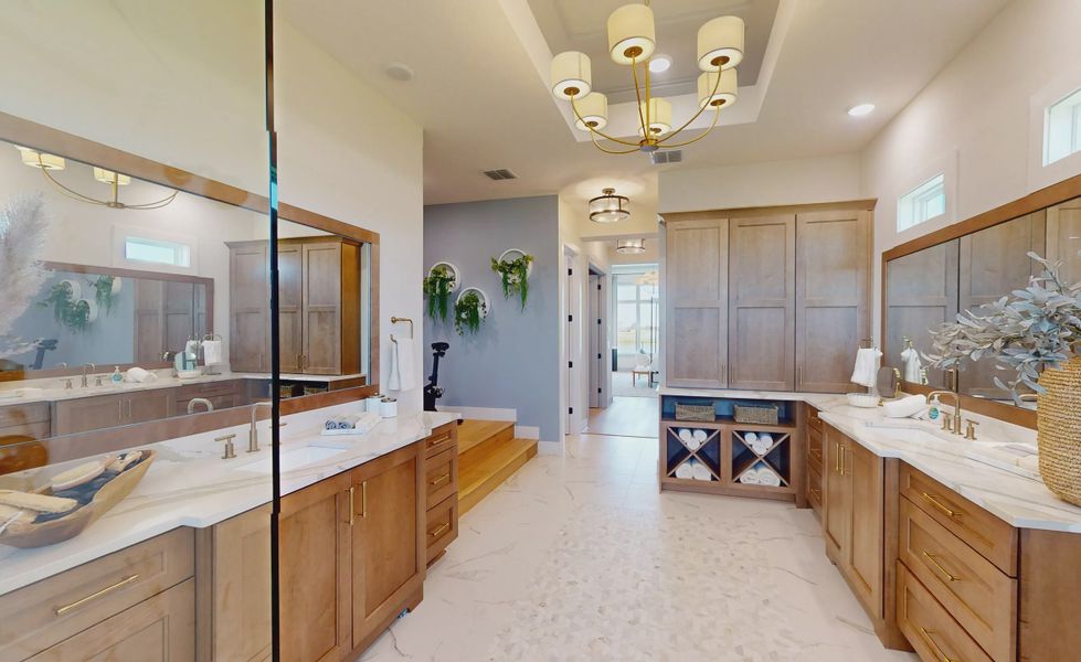 Furnished interior view inside a new home in Palmera, Venice (Image 17).