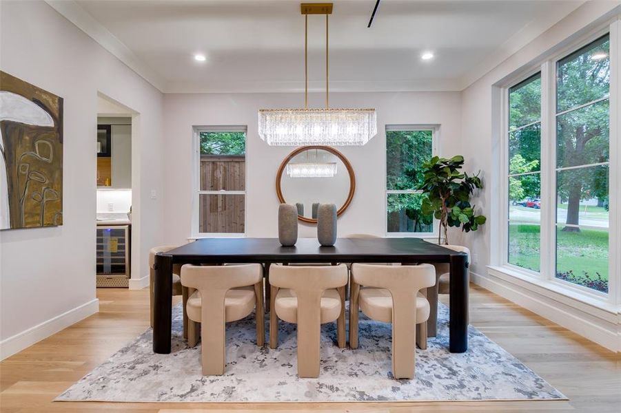 Furnished interior view inside a new home in , Dallas (Image 16).