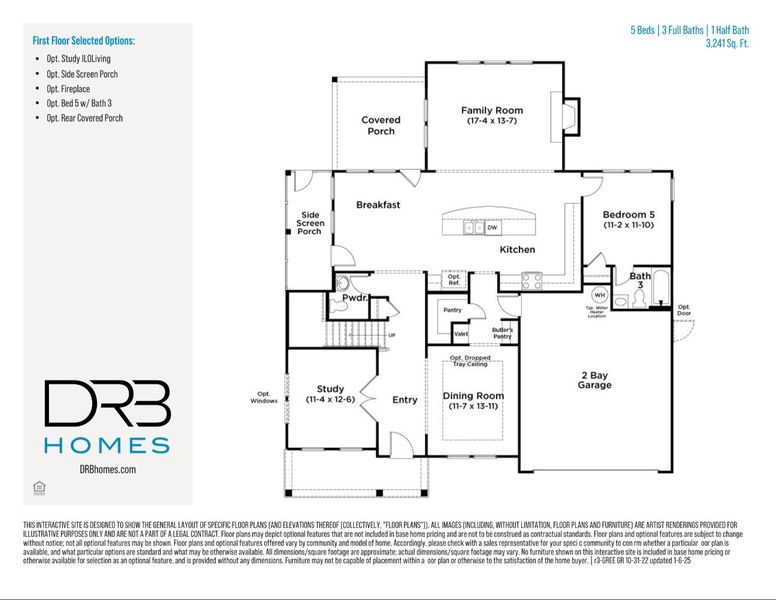 2D floor plan layout of this home in Kayfield at Midway, Anderson, SC (Image 3). 2D floor plan layout of this home in Kayfield at Midway, Anderson, SC (Image 3).