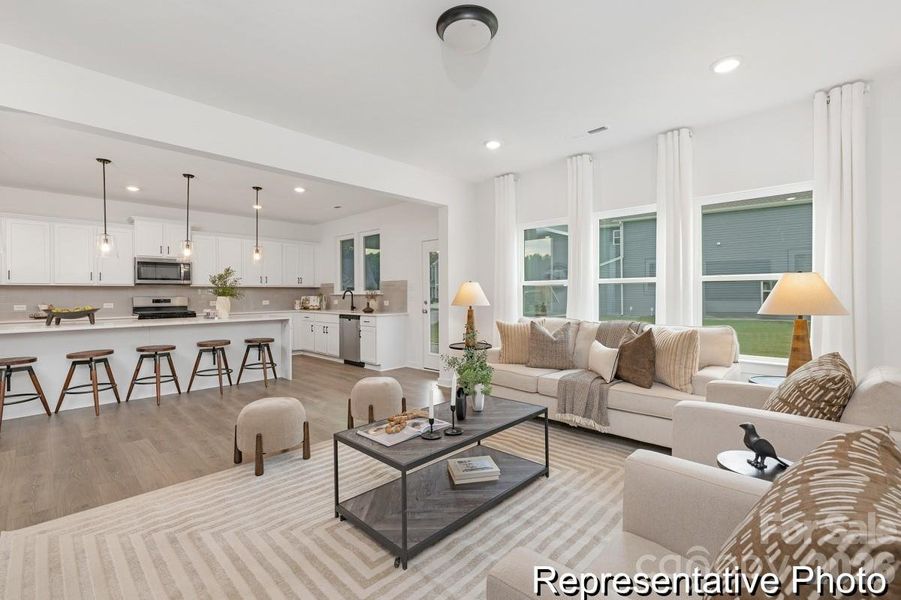 Furnished interior view inside a new home in Morrow Brook, Albemarle (Image 10).