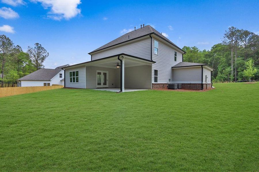 Exterior details and patio area of a home in , Covington (Image 22).