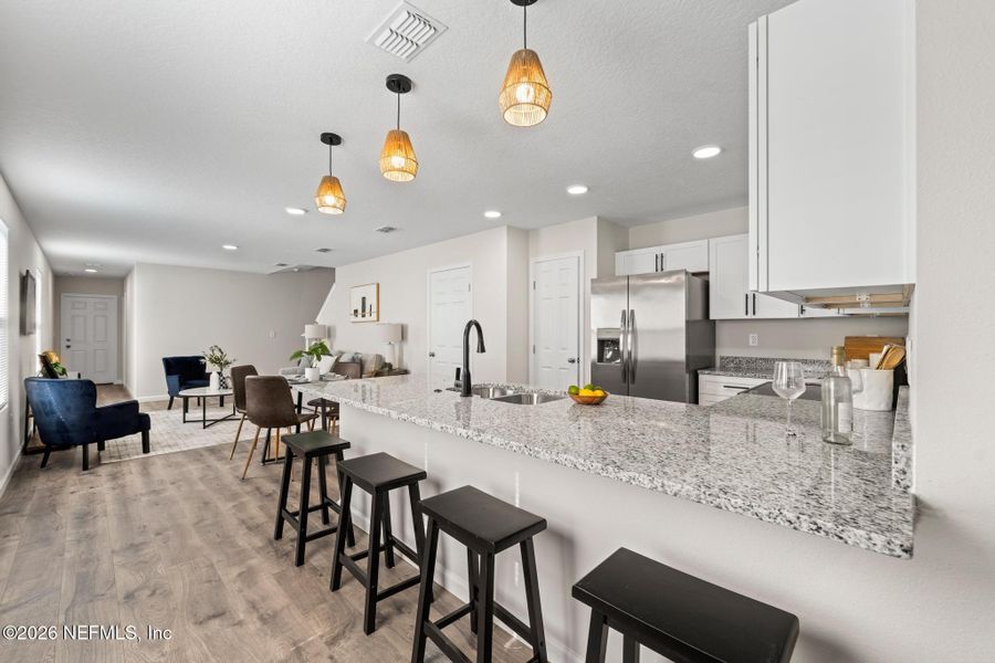 Furnished interior view inside a new home in , Jacksonville (Image 14).