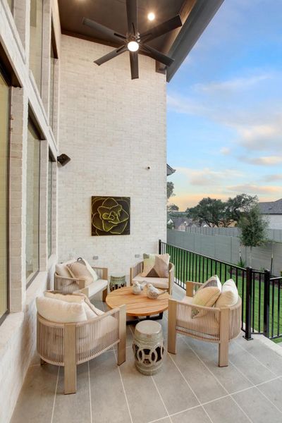 The Dakota Outdoor Living Area The Dakota Outdoor Living Area