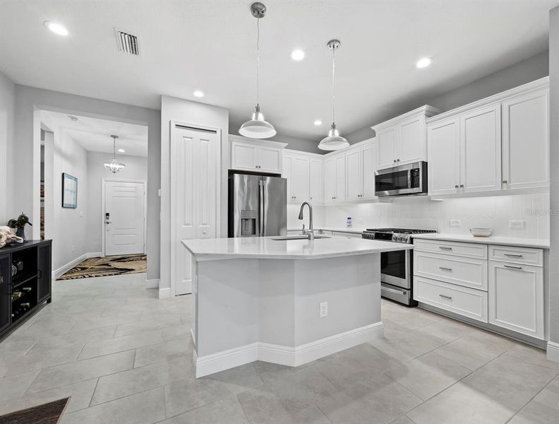 Furnished interior view inside a new home in , Sarasota (Image 13).