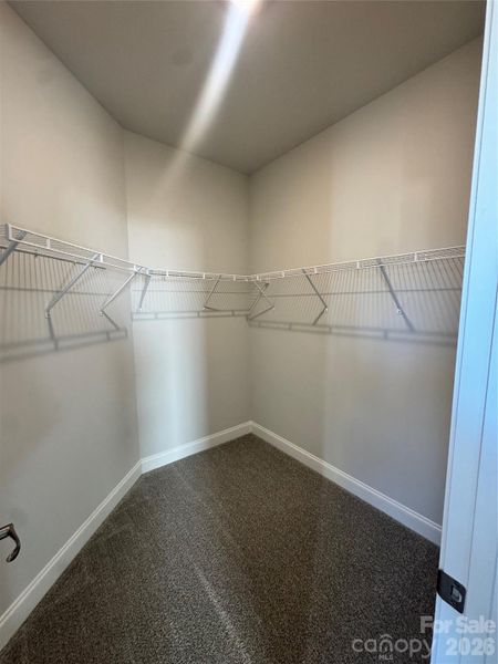 Primary walk-in closet