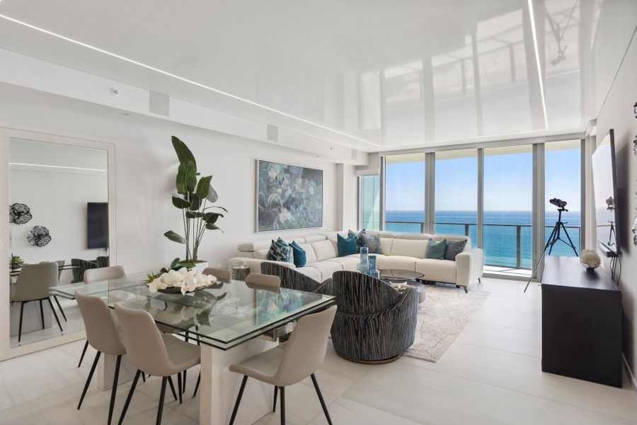 Furnished interior view inside a new home in , Pompano Beach (Image 19). Furnished interior view inside a new home in , Pompano Beach (Image 19).