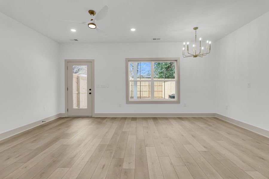 Spacious, unfurnished interior of a new home in , North Charleston (Image 45).