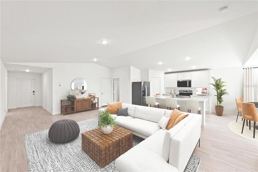 Furnished interior view inside a new home in , Englewood (Image 6).