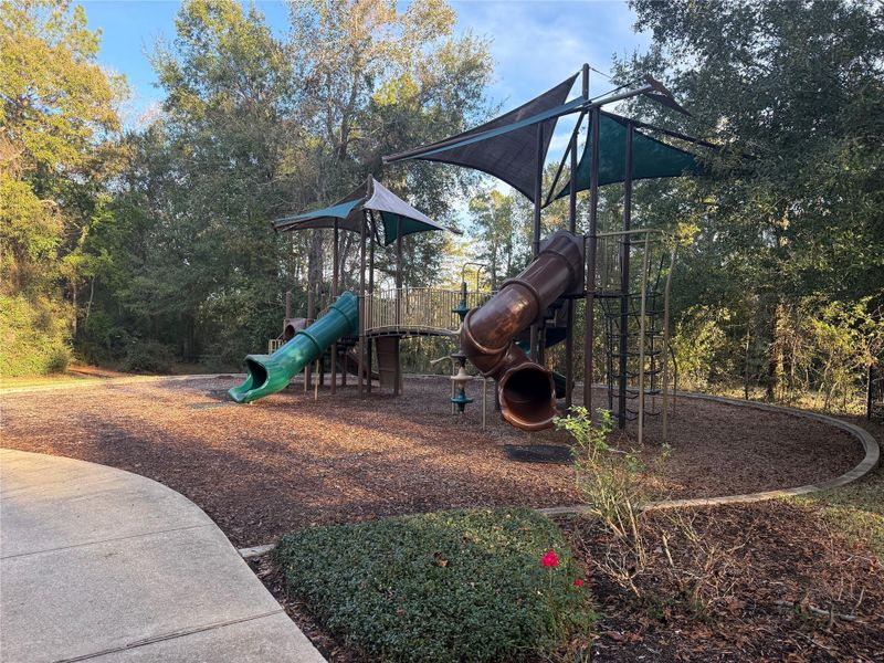 So many playgrounds in the area. This one is a couple of blocks from the house.