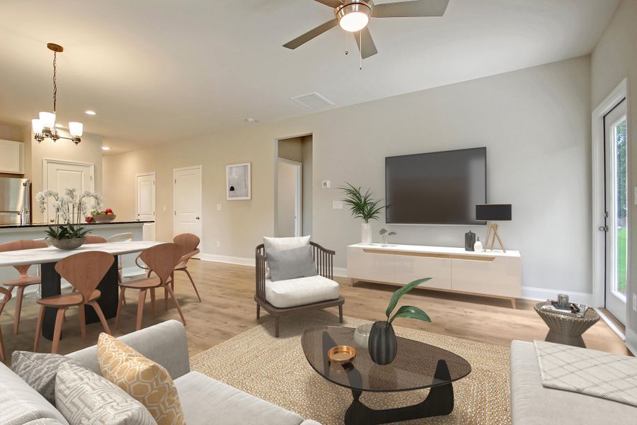 Furnished interior view inside a new home in Founder's Park, Lincolnville (Image 12). Furnished interior view inside a new home in Founder's Park, Lincolnville (Image 12).