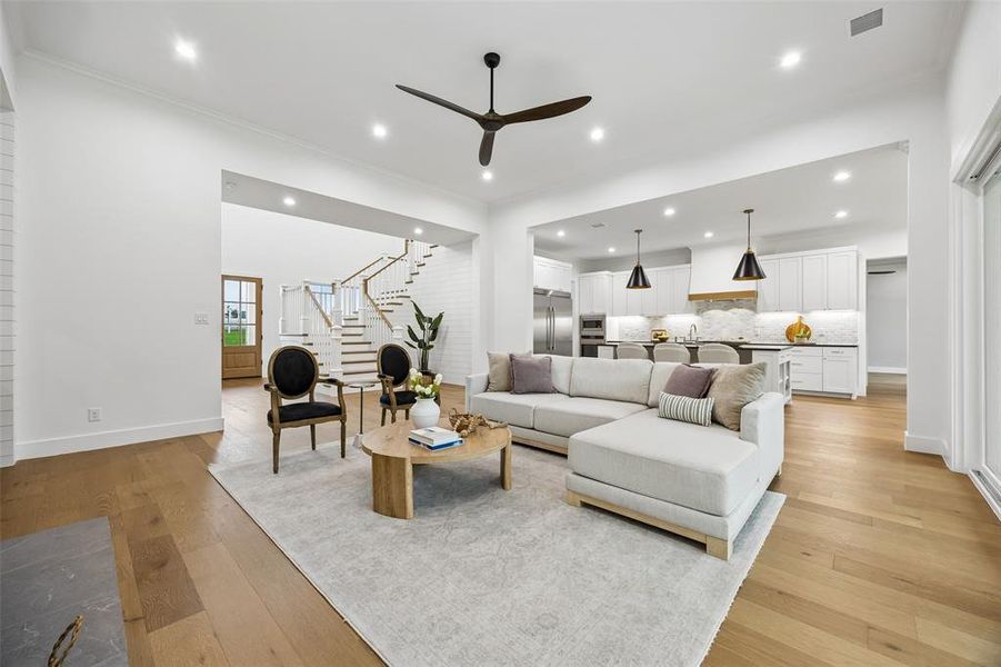 Furnished interior view inside a new home in , Midlothian (Image 9).