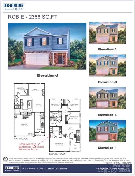 2D floor plan layout of this home in Wallace Springs, Statesville, NC (Image 2).