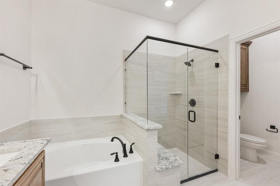 Furnished interior view inside a new home in Meadow Vista 60-65, Anna (Image 8). Furnished interior view inside a new home in Meadow Vista 60-65, Anna (Image 8).