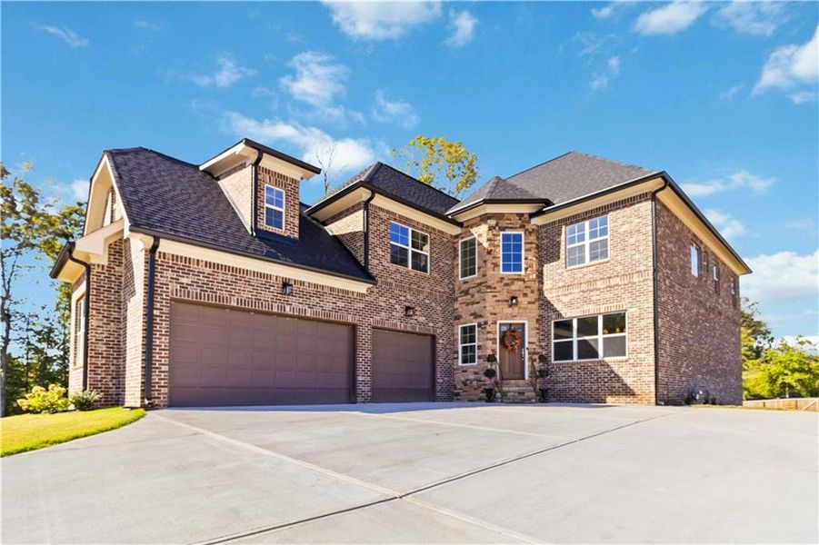 Front exterior of a new home in , Atlanta, GA, highlighting curb appeal (Image 1).