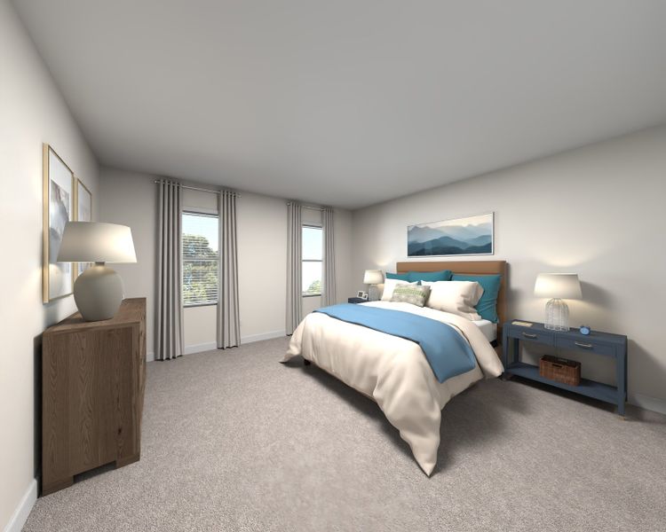 Furnished interior view inside a new home in Crossrail Station, Mooresville (Image 9).