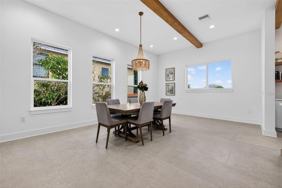 Furnished interior view inside a new home in , Belleair Beach (Image 21).
