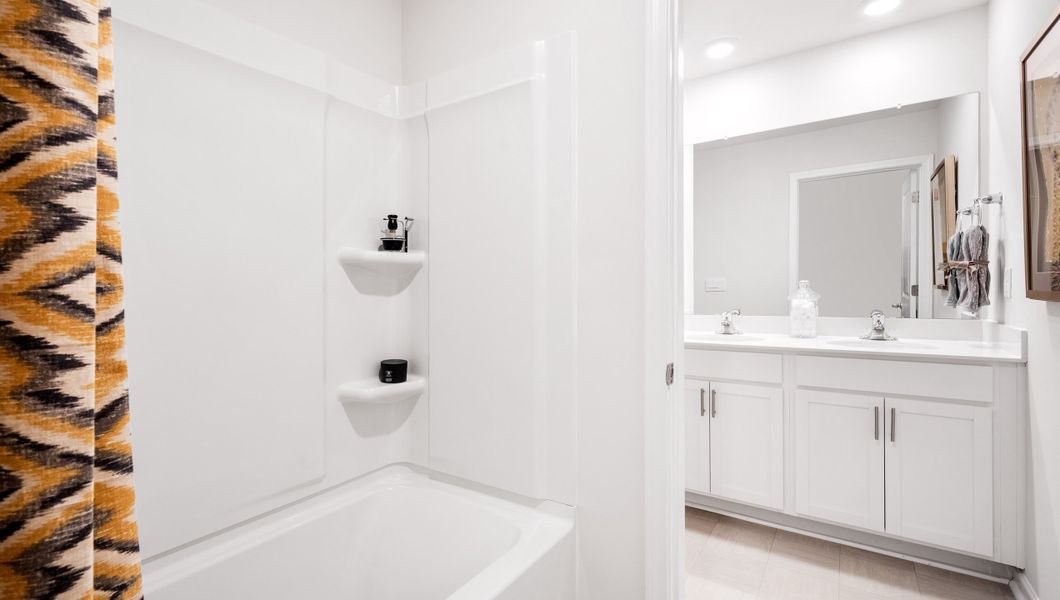 Representative furnished interior of a home built from the Hayden by D.R. Horton in Brookside Farms, Greer (Image 25).