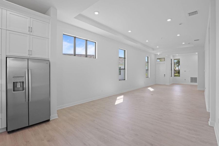 Furnished interior view inside a new home in Cresswind Palm Beach at Westlake, Westlake (Image 9).