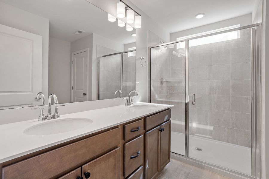 Furnished interior view inside a new home in Sweetbrier, Durham (Image 14).