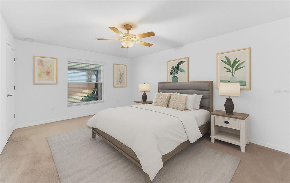 Furnished interior view inside a new home in Abbott Square: The Executives, Zephyrhills (Image 6).