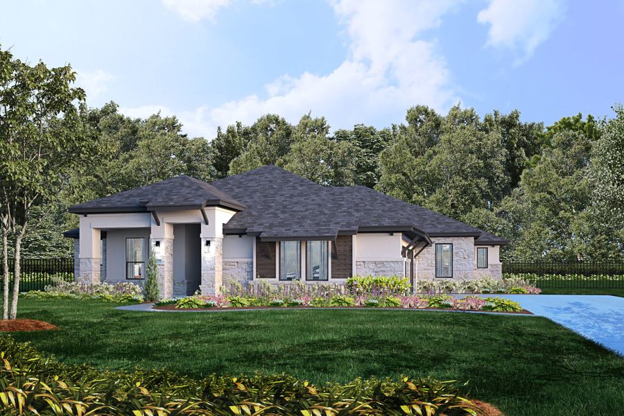 Image 64 representing the Sapphire by Giddens Homes in Riverstone, Georgetown, TX.