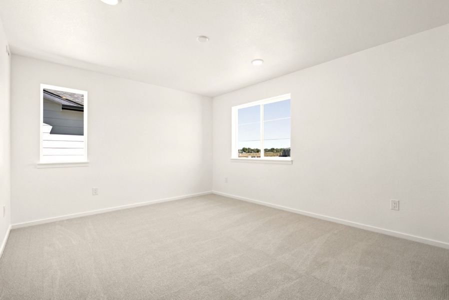 Spacious, unfurnished interior of a new home in Cordovan, Longmont (Image 26). Spacious, unfurnished interior of a new home in Cordovan, Longmont (Image 26).