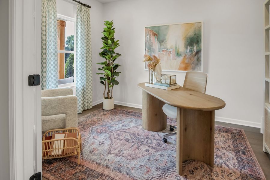 Furnished interior view inside a new home in The Oaks, Clarksville (Image 4).