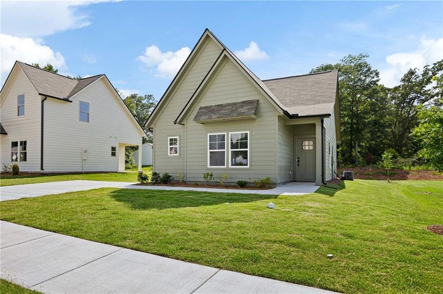 Front exterior of a new home in , Carrollton, GA, highlighting curb appeal (Image 16). Front exterior of a new home in , Carrollton, GA, highlighting curb appeal (Image 16).