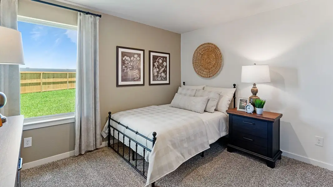 Furnished interior view inside a new home in The Lakes Northwest, Robstown (Image 17).