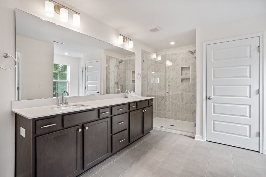 Furnished interior view inside a new home in Georgias Landing, Raleigh (Image 8).