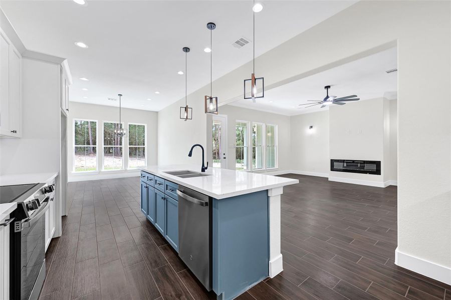Furnished interior view inside a new home in , Plantersville (Image 6). Furnished interior view inside a new home in , Plantersville (Image 6).