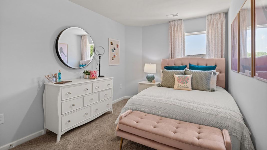 Representative furnished interior of a home built from the Ashley by D.R. Horton in Echo Glen, Stockbridge (Image 22).
