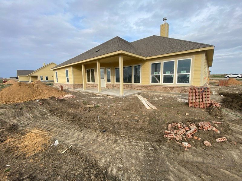 In-progress construction of a new home in Hillview Addition, Decatur, TX (Image 19).