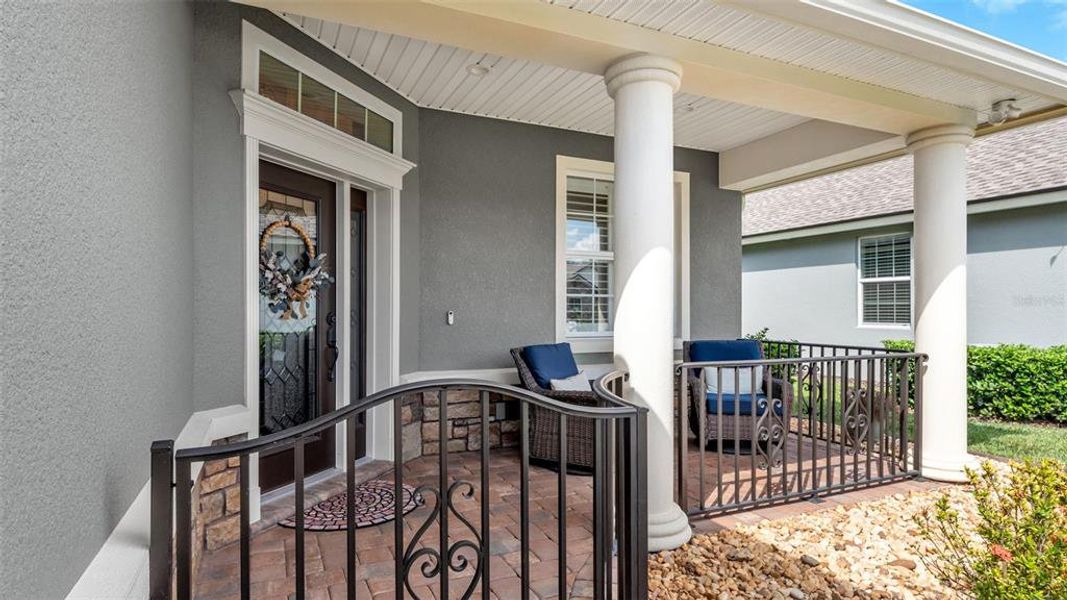 Exterior details and patio area of a home in , Lakeland (Image 23). Exterior details and patio area of a home in , Lakeland (Image 23).